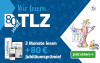 Grafik mit Zeitungen, Smartphone und Abo-Angebot. Text: 'Wir feiern 80 Jahre TLZ'. Angebot: '3 Monate lesen und 80 Euro Jubiläumsprämie'.