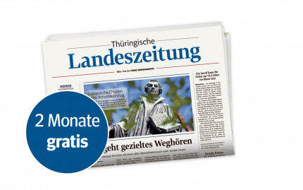 Die gedruckte TLZ lesen <br/>und 2 Gratismonate sichern
