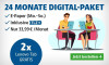 2 Geräte, 1 Preis: 24 Monate Digital-Paket inklusive E-Paper (Mo.-So.) und alle Plus-Artikel. Und das Highlight: Sie erhalten 2 mal das Lenovo Tab GRATIS dazu!