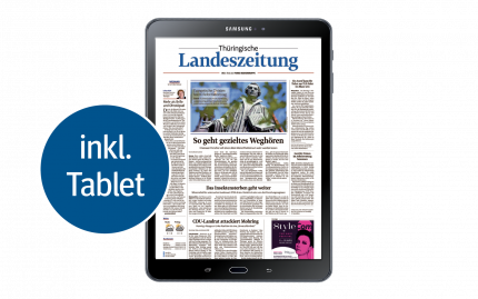 TLZ Digital zum Printabo<br/>inkl. Samsung-Tablet
