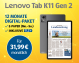 Lenovo Tab K11 Gen 2-Angebot: Beinhaltet ein kostenloses Tablet und ein 12-monatiges Digital-Abo der TLZ.